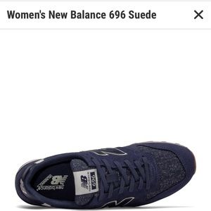 New balance 696 women’s navy blue casual shoes